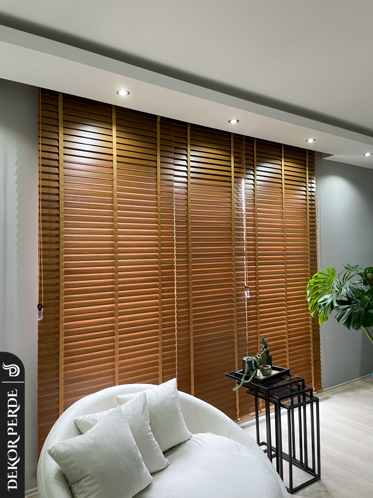 AHŞAP JALUZİ 50 MM %100 AHŞAP - 8