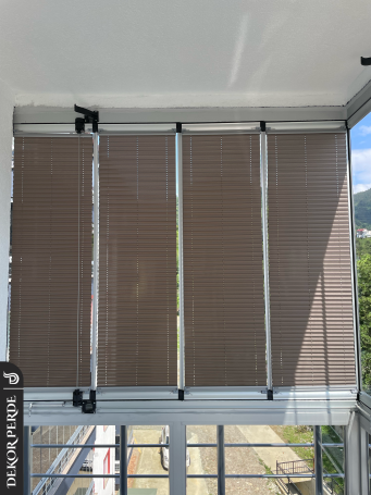 PLSM AYDER PLİCELL CAM BALKON PERDESİ - 2