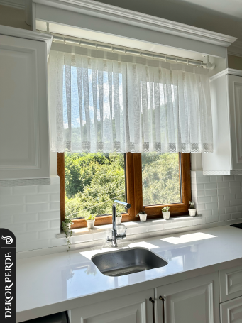 PRM KETEN ETEK İŞLEMELİ 16666 KISA TÜL - 