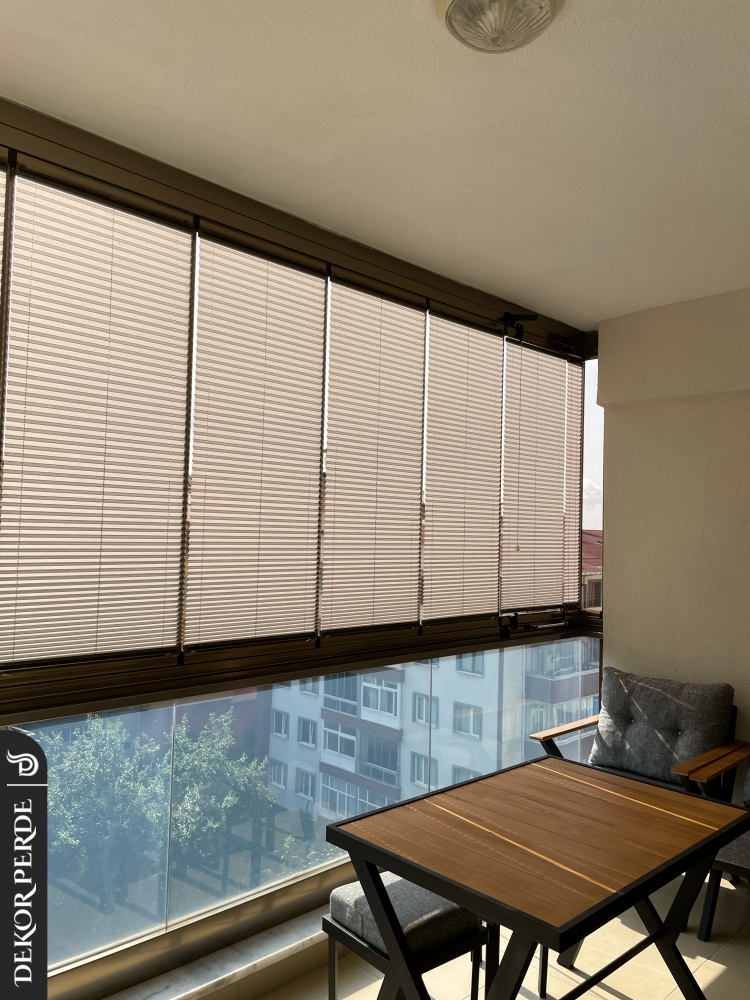 PLSM OLİMPOS PLİCELL CAM BALKON PERDESİ - 3